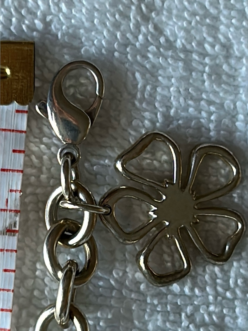Tiffany & Co. Silver Flower Charm Bracelet - Picture 7 of 7